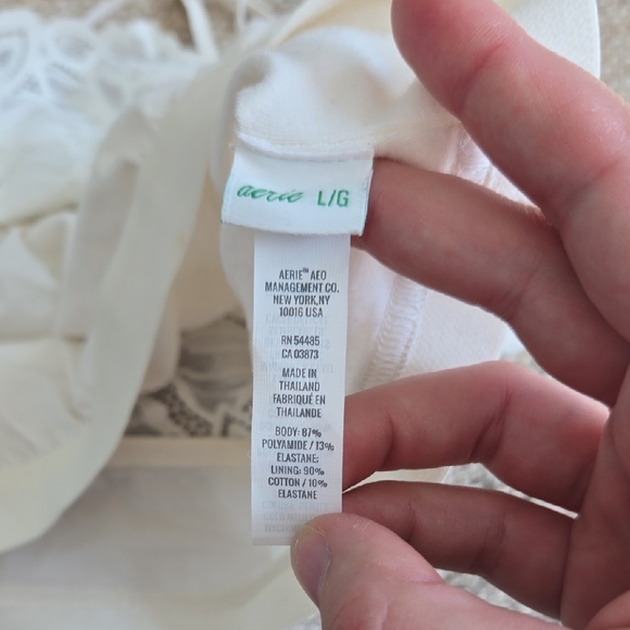 Aerie Cream Lace Bralette - Picture 3 of 4
